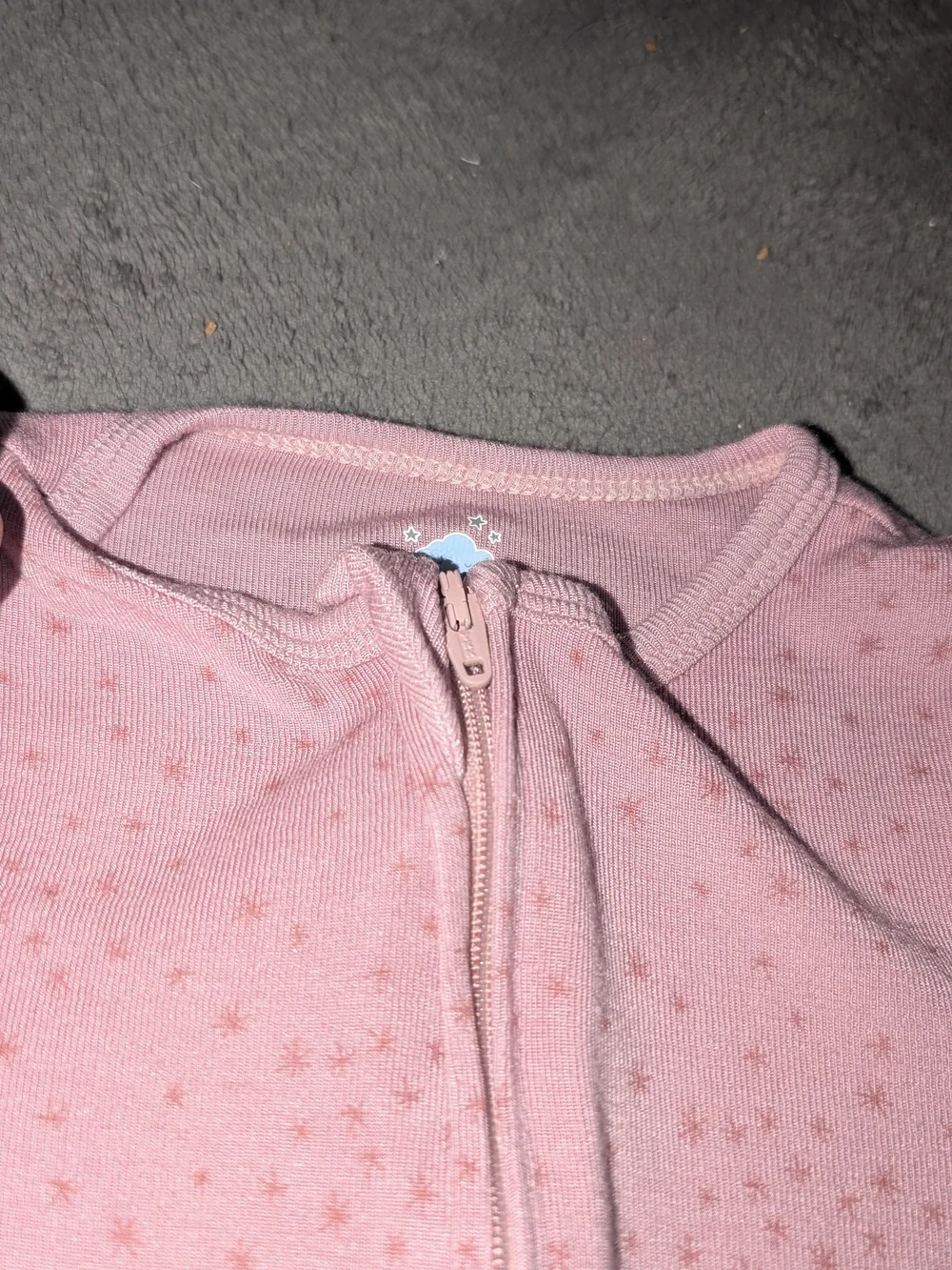 cloud island Pink And Purple Pajama Onesies